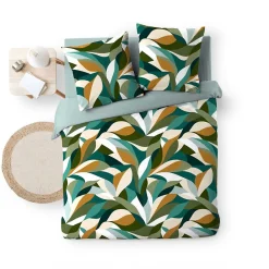 Housse de couette 240x220 + 2 taies 100% coton><noscript><img width=