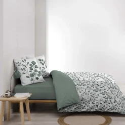 Douceur D'Intérieur Housse de couette 240x220 + 2 taies 100% coton 57fils* Housse De Couette