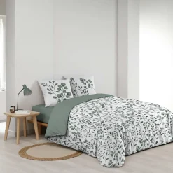 Douceur D'Intérieur Housse de couette 240x220 + 2 taies 100% coton 57fils* Housse De Couette