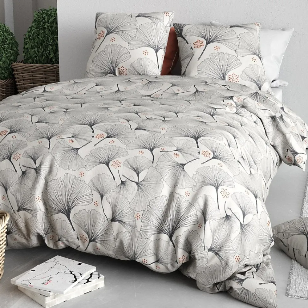 Housse de couette 260x240 + 2 taies en coton 57 fils>Atelier Du Coton Best