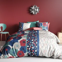 Atelier Du Coton Housse de couette 240x220 AGUEDA + 2 taies coton 57 fils* Housse De Couette