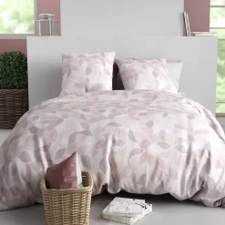 Atelier Du Coton Housse de couette 260x240 ALIX + 2 taies coton 57 fils* Housse De Couette