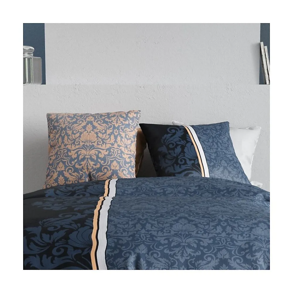 Housse de couette 260x240 ARABESQUE + 2 taies coton 57 fils>Atelier Du Coton Online