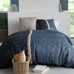 Atelier Du Coton Housse de couette 240x220 ARABESQUE + 2 taies coton 57 fils* Housse De Couette