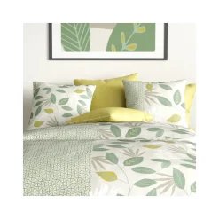 Housse de couette 240x220 ARECA + 2 taies coton 57 fils>Atelier Du Coton