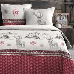 STOF Housse de couette 240x220 BAUGES + 2 taies coton 57 fils* Housse De Couette