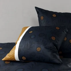 Atelier Du Coton Housse de couette 240x220 BEL OR + 2 taies coton 57 fils* Housse De Couette