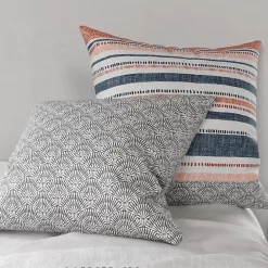 Atelier Du Coton Housse de couette 240x220 CHAKRA + 2 taies coton 57 fils* Housse De Couette