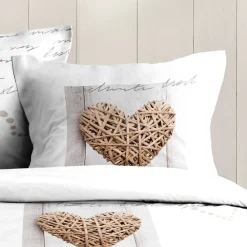 STOF Housse de couette 240x220 CHARMING + 2 taies coton 57 fils* Housse De Couette