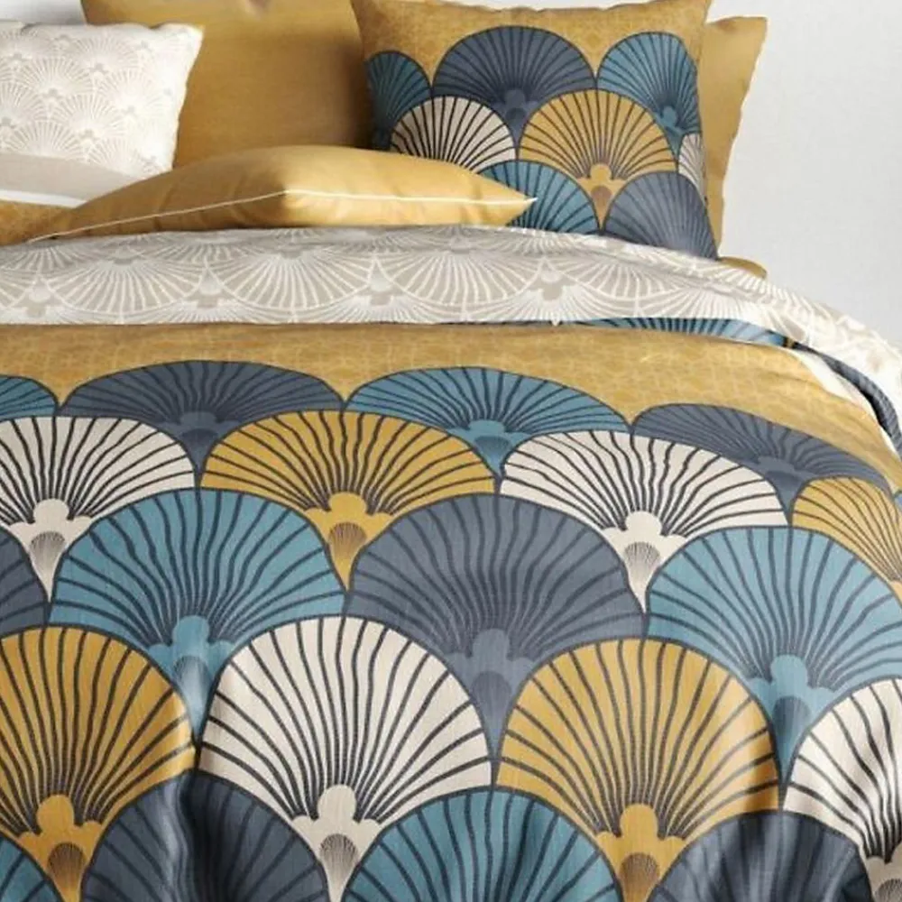 Housse de couette 240x260 cm + 2 taies d'oreiller 63x63 cm coton maka>Housse De Rêve Hot