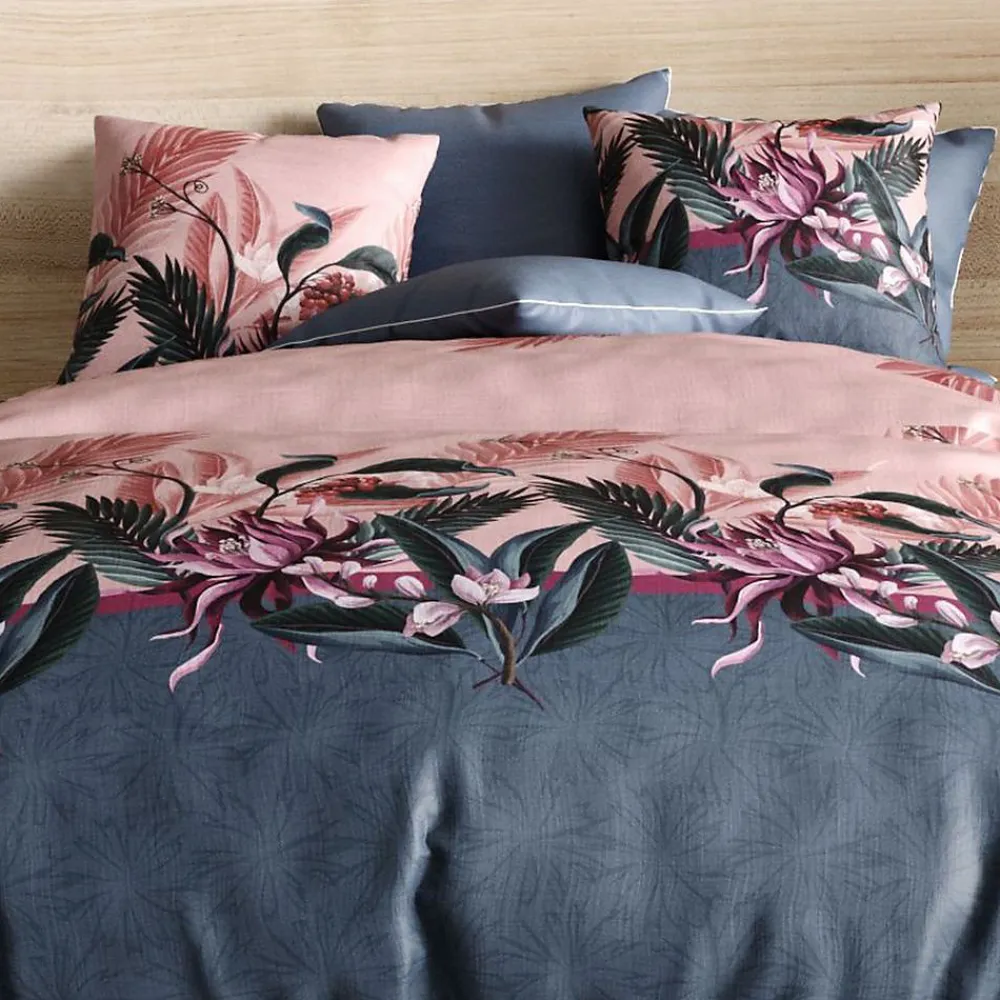 Housse De Rêve Housse de couette 240x260 cm + 2 taies d'oreiller 63x63 cm coton flora* Parure De Lit