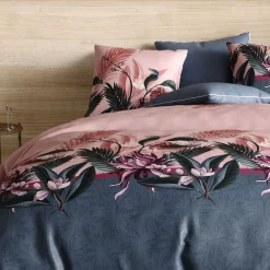 Housse De Rêve Housse de couette 240x260 cm + 2 taies d'oreiller 63x63 cm coton flora* Parure De Lit