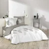 Housse de couette 220x240 cm + 2 taies 100% coton Goyave>L'Effet Papillon Outlet