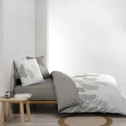 Housse de couette 220x240 cm + 2 taies 100% coton Goyave>L'Effet Papillon Outlet