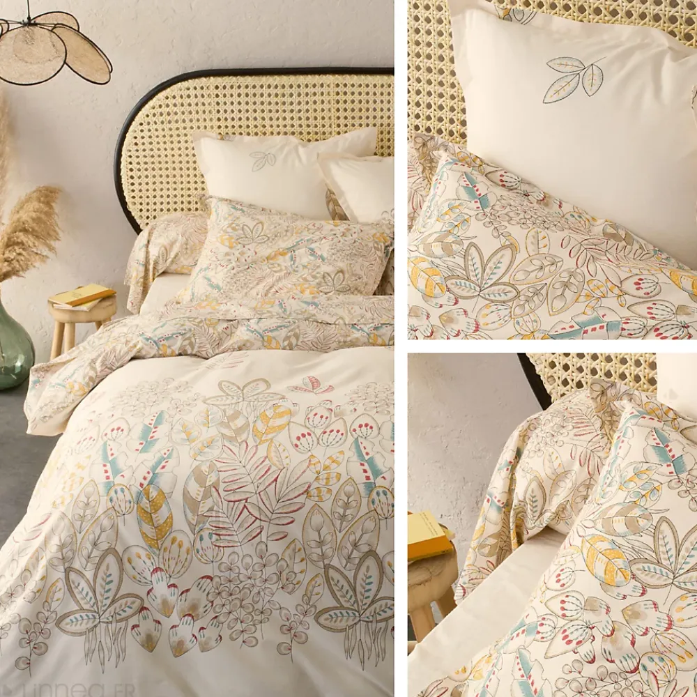 Linnea Housse de couette 260x240 cm coton OKY écru Naturel* Housse De Couette