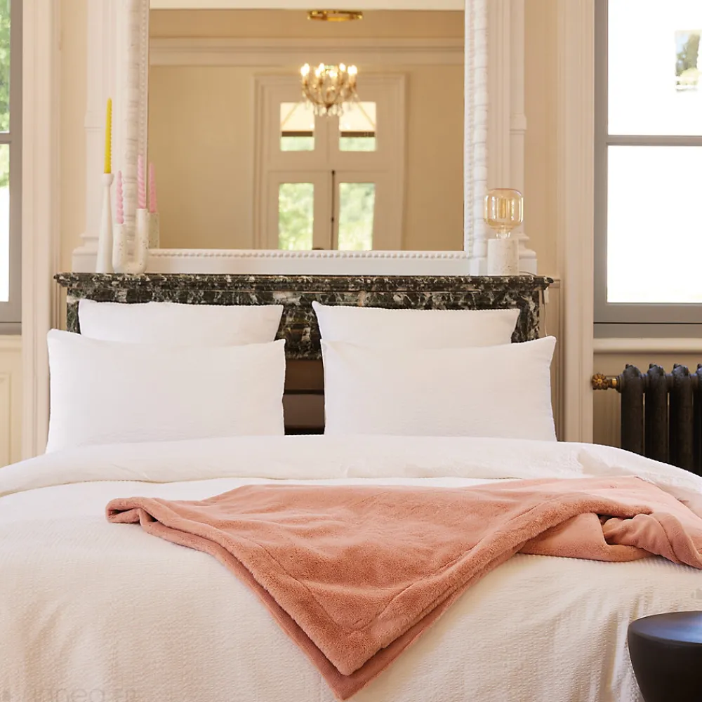 Housse de couette 240x260 cm coton POPPY beige galet>Linnea Hot