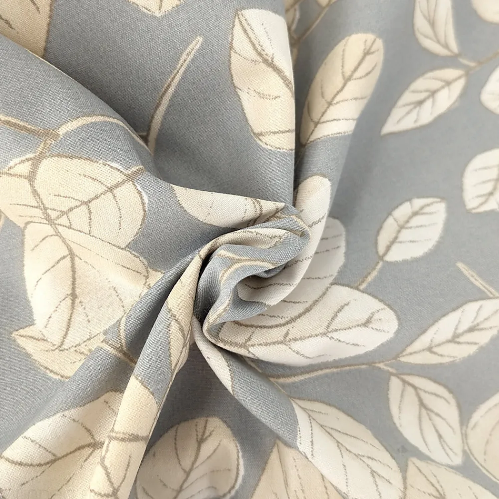 Housse de couette 140x200 cm en percale coton LISON gris>Linnea