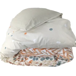 Linnea Housse de couette 280x240 cm en coton ÉVASION pêche écru* Housse De Couette