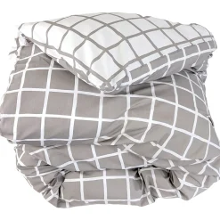 Housse de couette 260x240 cm percale coton DDM MAX Gris>Linnea Hot