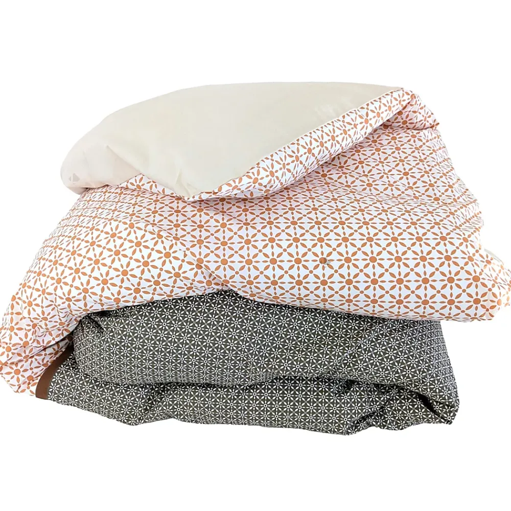 Linnea Housse de couette 280x240 cm percale coton GABIN marron* Housse De Couette