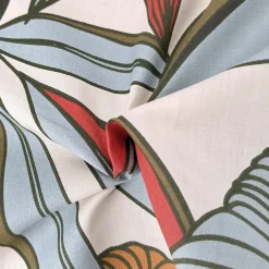 Housse de couette 240x220 cm percale coton CASCADE vert sauge><noscript><img width=