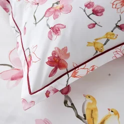 Linnea Housse de couette 260x240 cm percale coton ELISA Rose* Housse De Couette