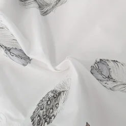 Housse de couette 260x240 cm Percale pur coton PLUMES><noscript><img width=