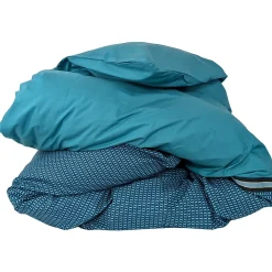 Housse de couette 260x240 cm percale de coton GUSTAV vert Emeraude>Linnea Sale