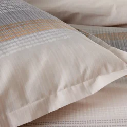 Linnea Housse de couette 260x240 cm percale coton ESTEBAN Beige* Housse De Couette