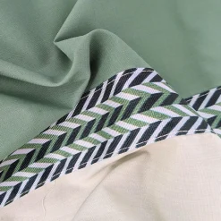 Housse de couette 260x240 cm percale coton NOA vert Kaki><noscript><img width=