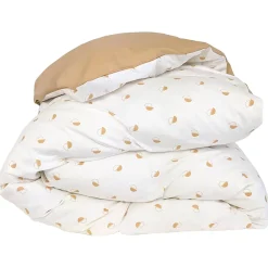 Linnea Housse de couette 280x240 cm percale coton ALEX marron Moka* Housse De Couette