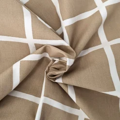 Housse de couette 200x200 cm percale coton DDM MAX Beige><noscript><img width=