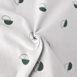 Housse de couette 300x240 cm percale coton ALEX vert Kaki><noscript><img width=