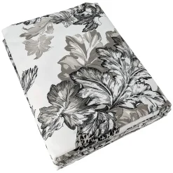 Housse de couette 140x200 cm satin de coton SAVANE blanc>Linnea Discount