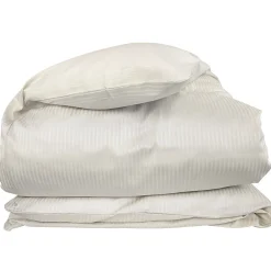 Housse de couette 200x200 cm satin de coton GRAND HÔTEL sable>Linnea Clearance