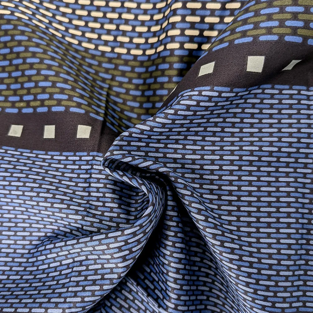 Linnea Housse de couette 140x200 cm satin de coton ENZO bleu* Housse De Couette
