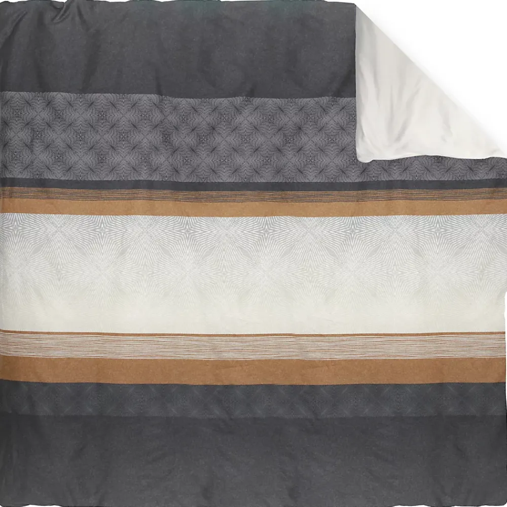 Linnea Housse de couette 200x200 cm satin de coton TIAGO noir* Housse De Couette