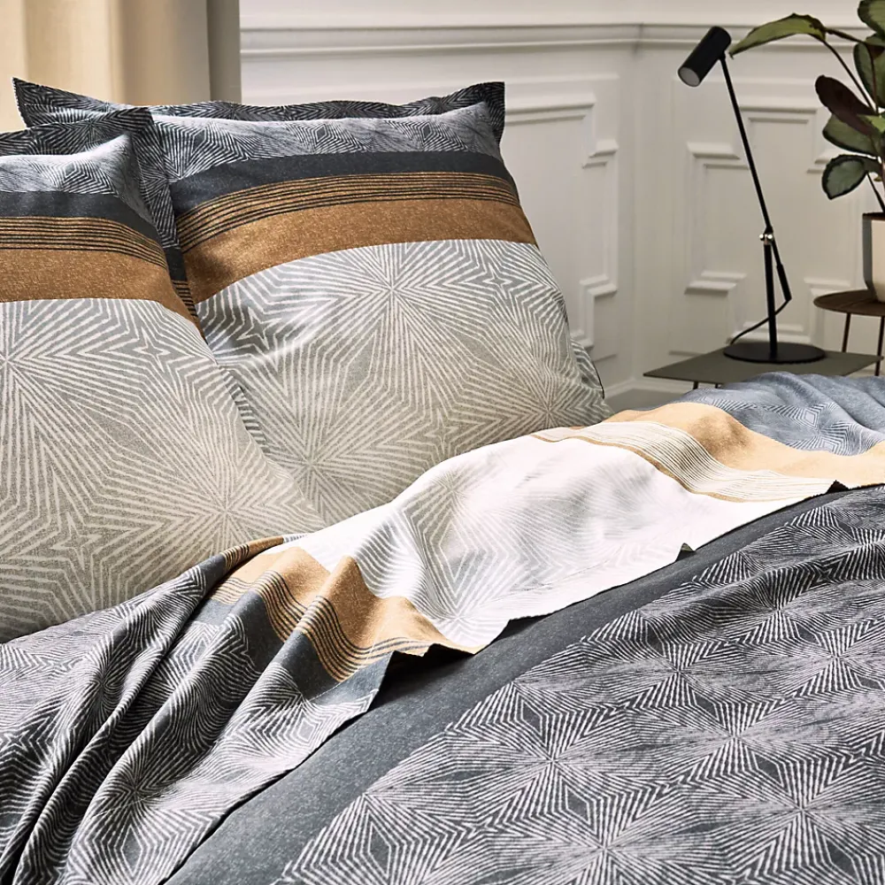Linnea Housse de couette 200x200 cm satin de coton TIAGO noir* Housse De Couette