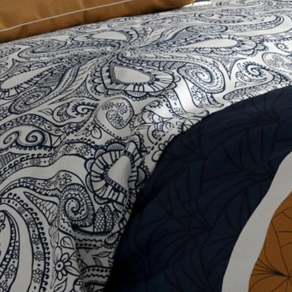 Atelier Du Coton Housse de couette 260x240 Dakota + 2 taies coton 57 fils* Housse De Couette