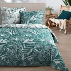 Housse de couette 240x220 DOUALA + 2 taies coton 57 fils>STOF New