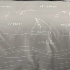 STOF Housse de couette 240x220 DUNES + 2 taies coton 57 fils* Housse De Couette
