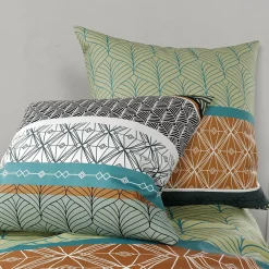 Atelier Du Coton Housse de couette 260x240 Echo + 2 taies coton 57 fils* Housse De Couette