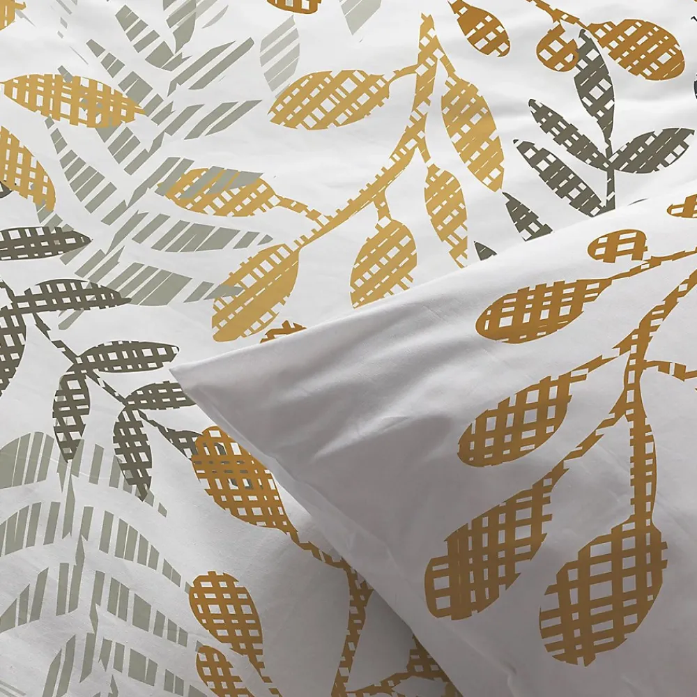 Atelier Du Coton Housse de couette 260x240 Eloa + 2 taies coton bio 57 fils* Housse De Couette