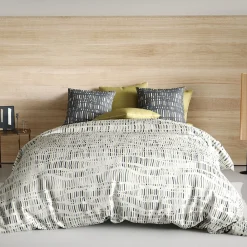 Housse de couette 260x240 Flava + 2 taies coton 57 fils>Atelier Du Coton Best