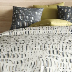 Housse de couette 260x240 Flava + 2 taies coton 57 fils>Atelier Du Coton Best