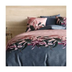 Housse de couette 240x220 FLORA + 2 taies coton 57 fils><noscript><img width=