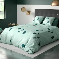 Atelier Du Coton Housse de couette 240x220 HAWAK + 2 taies microfibre* Housse De Couette