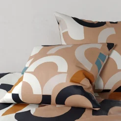 Housse de couette 260x240 IGOR + 2 taies coton 57 fils>Atelier Du Coton Online