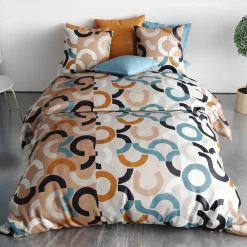 Housse de couette 260x240 IGOR + 2 taies coton 57 fils><noscript><img width=