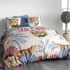 Atelier Du Coton Housse de couette 240x220 JAVA + 2 taies coton 57 fils* Housse De Couette